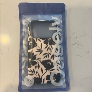 Black and White Floral Phone Case